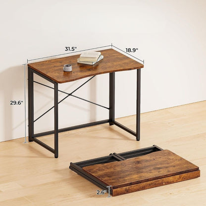 Selma – Vikbart skrivbord i industriell stil